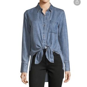 7 for all mankind button front shirt
